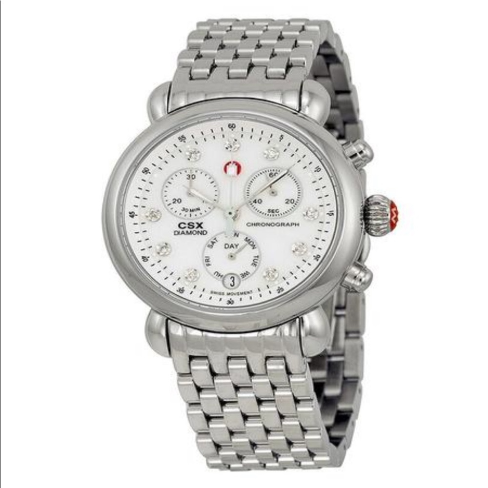 Michele CSX diamond watch